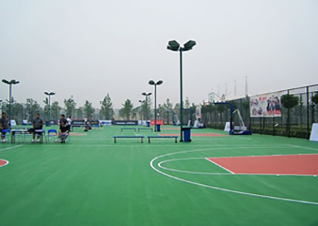 硅PU籃球場